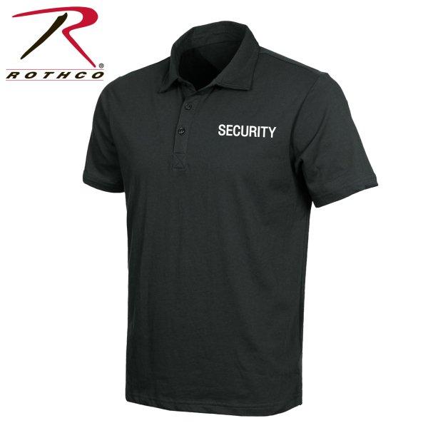 ポロシャツ メンズ　半袖　警備　セキュリティRothco ロスコ  Security Polo Sh...