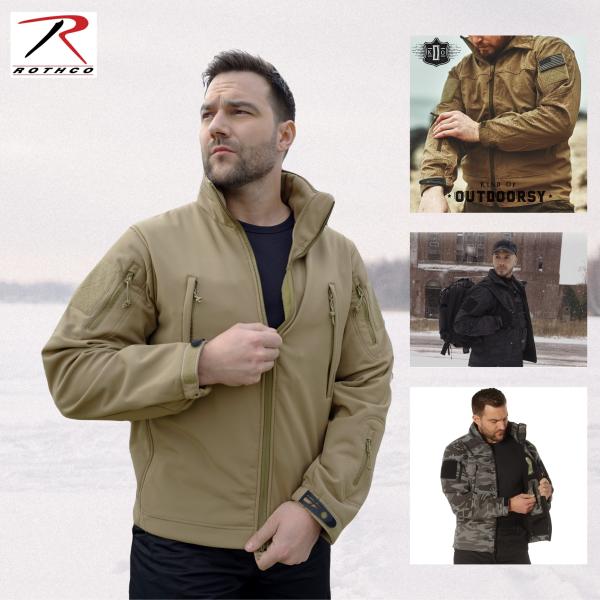 ロスコ ミリタリージャケット ソフトシェルジャケット Rothco Special Ops Tact...