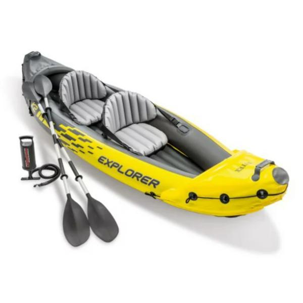 Intex Explorer K2 Inflatable Kayak with Oars and H...