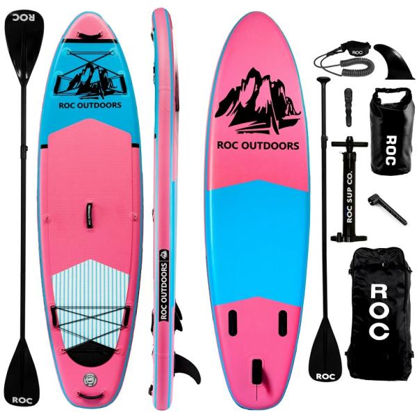 Roc Inflatable Stand Up Paddle Board with Premium ...