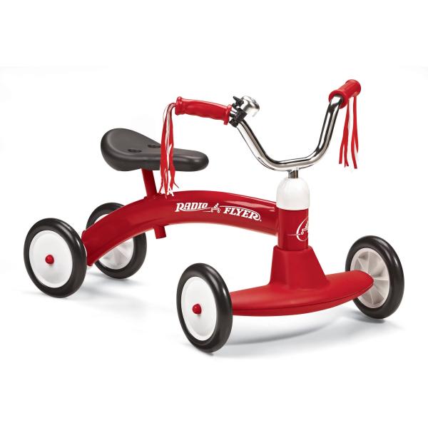 Radio Flyer Scoot About Ride-on for Kids Steel Red...