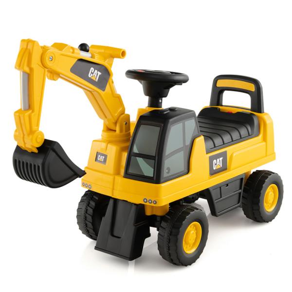 CIPACHO Caterpillar Kids Ride-On Digger Battery Po...