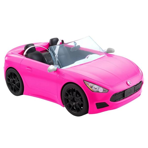 Barbie Convertible Toy Car (Bright Pink) バービー コンバー...