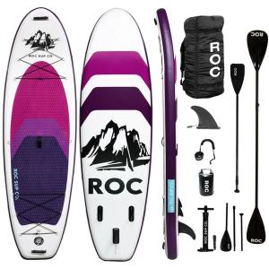 Roc Inflatable Stand Up Paddle Board with Premium Sup (Violet) ロック インフレータブル スタンド パドルボード プレミアム サップ｜pl-luxury