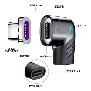 USB Type-C アダプター マグネット ...の詳細画像5