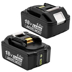 二個セットマキタ18v バッテリーbl1860b マキタ18v互換バッテリー6.0Ah BL1860 BL1830 BL1840 BL1850 BL1