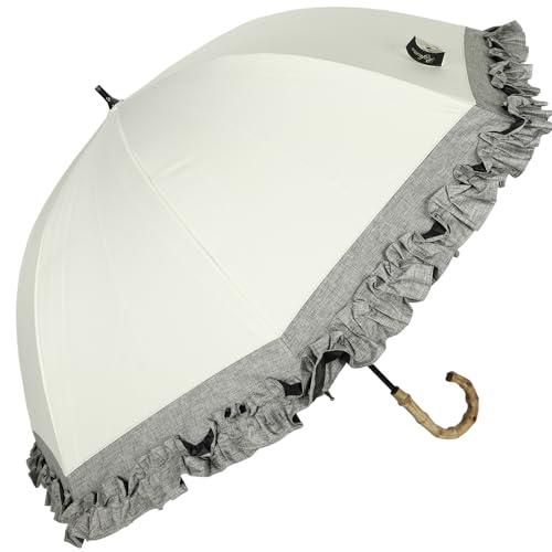 [レフューム] 日傘 UVカット 100% 完全遮光 長傘 晴雨兼用 遮光率100% 軽量 レディー...