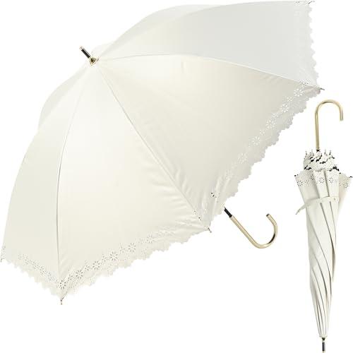 日傘 完全遮光 UVカット 長傘 レディース 軽量 遮光率 100% 遮熱効果 ヒートカット 一級遮...