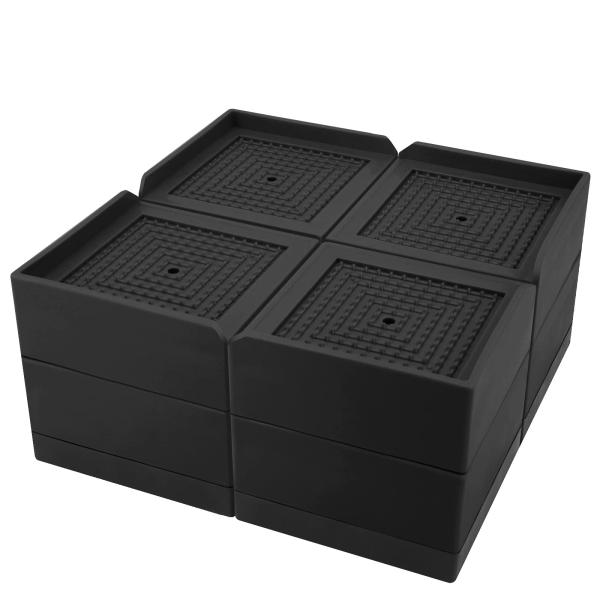 Umelee 洗濯機かさ上げ台 7.4cmかさあげ L型 3段階式 机 テーブル 脚 継ぎ足し 高さ...