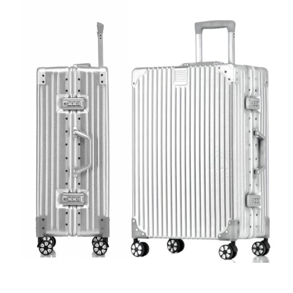 [WanderMore] スーツケース 機内持ち込み アルミフレームタイプ 大型 キャリーケース 超...