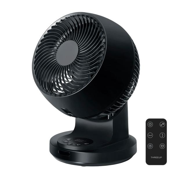 スリーアップ 18畳 衣類乾燥モード 上下左右 自動首振り リモコン付 お手入れガード分解 DCモー...