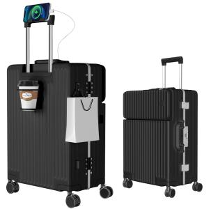 ⭐️多機能で便利⭐️【Ashard】キャリーケース スーツケース ストッパー付き Amazon.co.jp: [Ashard] キャリーケース 多機能 スーツケース