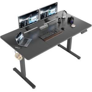 ☆BilBil 昇降式パソコンラック PC台 120cm×60cm◇電動昇降式机