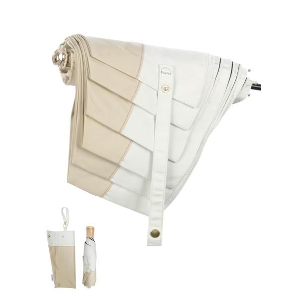 KIZAWA 日傘 uvカット 100 遮光 形状安定 折りたたみ日傘 完全遮光 レディース 遮熱 ...