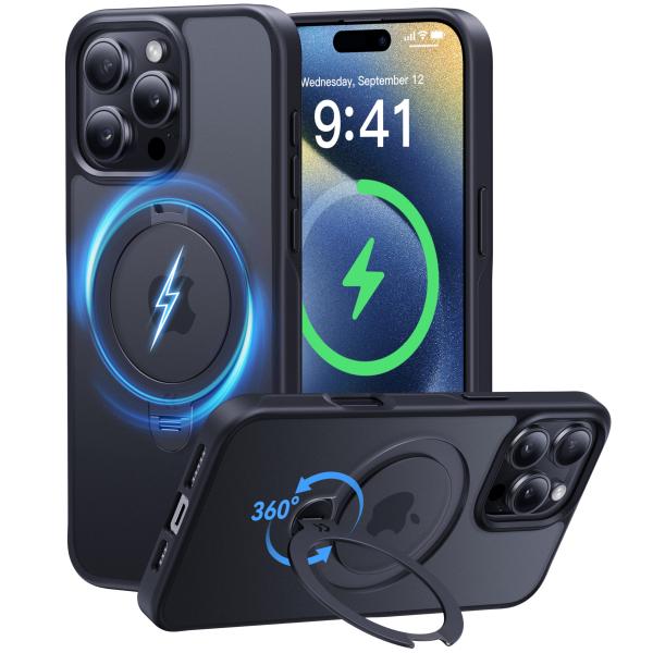 【2025最高傑作&amp;定点360度回転】CASEKOO iPhone 16 Pro Max 用 ケース...