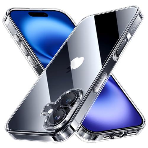 NIMASO iPhone 16 用 ケース クリア 黄変防止 耐衝撃 米軍MIL規格 SGS認証 ...