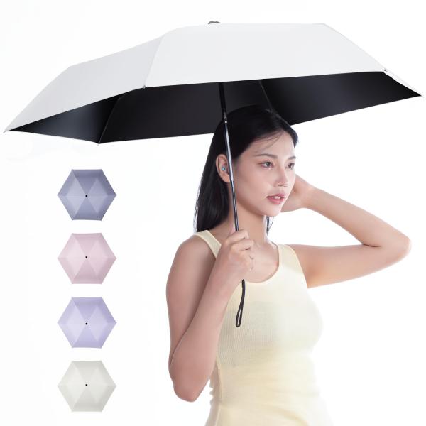日傘 折りたたみ傘 UVカット 100 完全遮光 遮熱 軽量 ワンタッチ自動開閉 【逆戻り防止安全式...