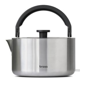 braaa ブラー やかんケトル シルバー VBKK001-SV 電気ケトル
