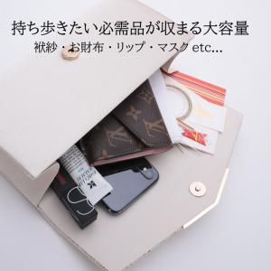 結婚式 バッグ 大きめ パーティーバッグ クラ...の詳細画像3