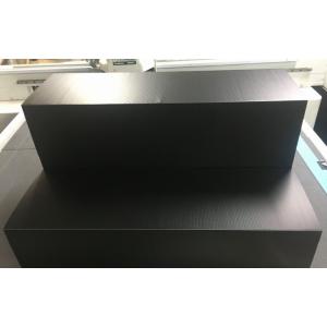 展示会用プラダン商品棚（プラダン什器）二段棚　900mm幅　黒色