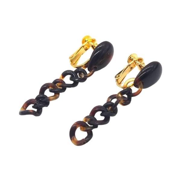 本べっ甲　イヤリング（E-052)