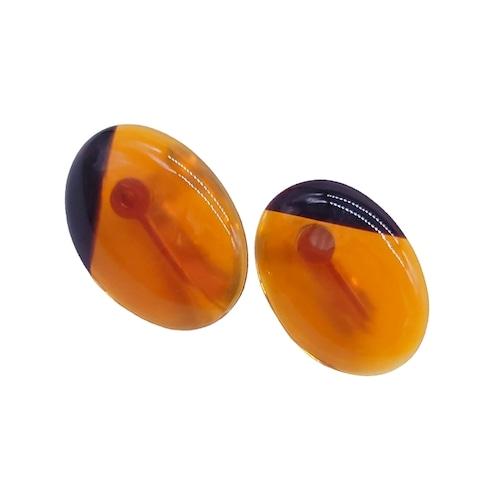 本べっ甲 イヤリング 直結 オーバルタイプ 白甲 黒甲 継ぎ分け 大き目 贅沢 フォーマル オススメ...