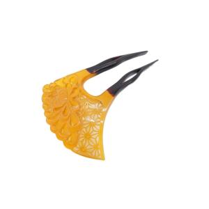 本鼈甲かんざし べっ甲＆あこや真珠 髪飾り 和装小物 簪