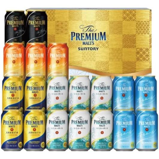 【中元 ビールギフト】 サントリー VG5S ザ・プレミアム・モルツ 5種アソートセット 350ml...