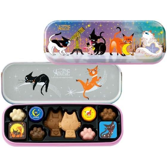 ゴンチャロフ アンジュジュD 2024年 猫チョコ バレンタイン お返し チョコ 2猫 限定 チョコ...