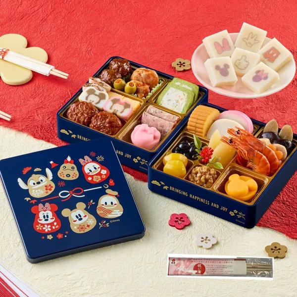 おせち 詰合せ ディズニー 2026 (二段重 / 25品+α/冷蔵 解凍不要) 予約 キャラクター...
