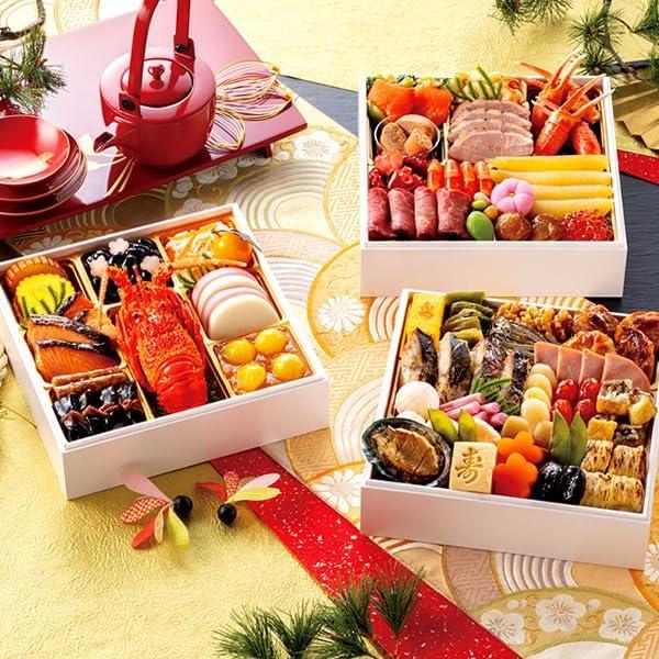 おせち 京風おせち 福禄寿 三段重 (約3〜4人前/51品/冷凍品) 2026 お節 御節 おせち料...