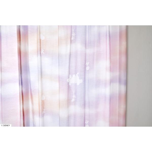 ミッキーマウス MICKEY MOUSE レースカーテン(1枚)メロウボイルP(100×133)M1...