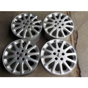 ■業者宛は送料安　プジョー607純正16インチアルミ4本セット　7J+39　108/5　65φ　308　リフターにも■京都発