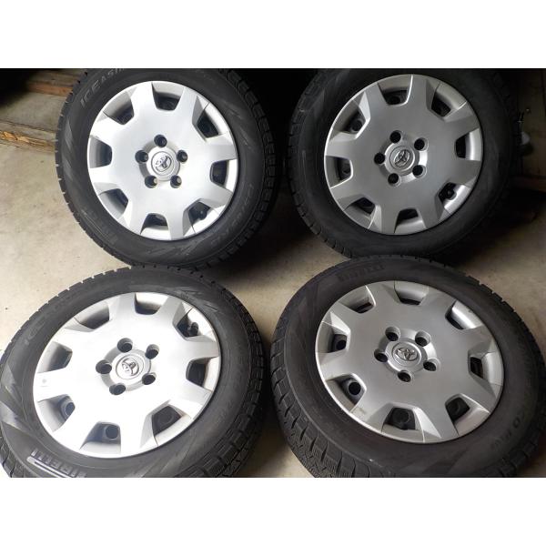 ■業者宛送料安国産トヨタ　ノア純正15インチスタッドレス4本セット6J+50　114.3/5　ハブ径...