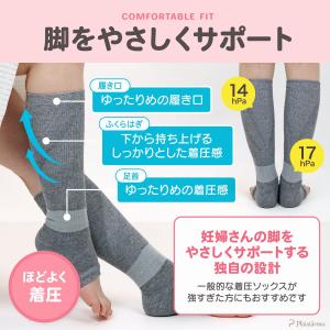 着圧ソックス 妊婦 マタニティ レディース 出...の詳細画像4