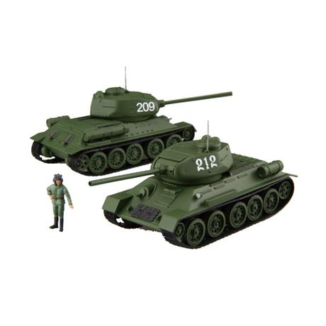 1/76 SWA34 ソビエト中戦車 T-34/85 （2両セット）　（フジミ模型　スペシャルワール...