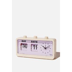 Typo Retro Flip Clockレトロ フリップ付時計