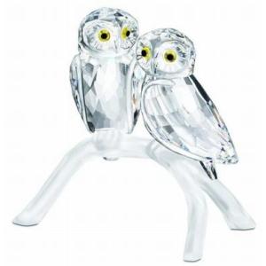 未使用　SWAROVSKI フクロウ　置物　2羽　廃盤　希少品　ふくろう　レア 楽天市場】スワロフスキー 廃盤品 ナイトフクロウ 置物 206138