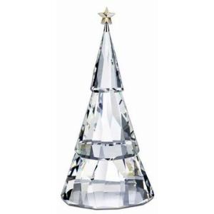 【美品】Baccaratクリスタルクリスマスツリー(グリーン)オブジェ、置物 バカラ Baccarat 置物 クリスマスツリー ファイアー グリーン