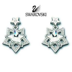 SWAROVSKI（スワロフスキー） フェザー 羽根 NICE スタッドピアス