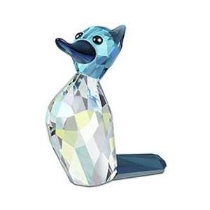 SWAROVSKI - スワロフスキー アヒル スイミング クリスタル インテリア小物 置物 クリア スワロフスキー置物・アクセサリー専門店 ☆プラネタリウム☆
