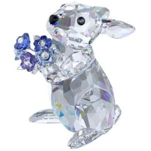 スワロフスキー Swarovski 『ウサギと忘れな草』 1142953