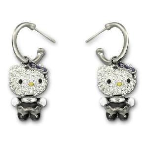 スワロフスキー Swarovski 『ハローキティ Hello Kitty Gothic ピアス』 1145268