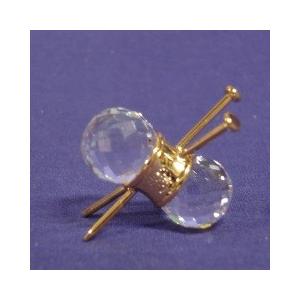 スワロフスキー Swarovski 2004年 廃盤品 『おもちゃの列車, ゴールド