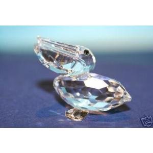 スワロフスキー Swarovski 2002年 廃盤品 置物 鳥 ペリカン フィギュア pelica...