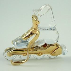 スワロフスキー Swarovski 2005年 廃盤品 『地球儀, Gold』 199455