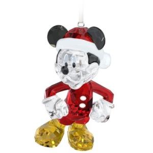 スワロフスキー Swarovski 『Disney - ミッキーマウス クリスマスオーナメント』 5...