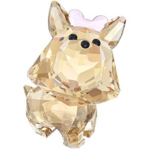 （美品） Baccarat バカラ クリスタル フィギュリン 犬 いぬ バカラ Baccarat 置物 ハスキー ドッグ 犬 クリスタル フィギュ