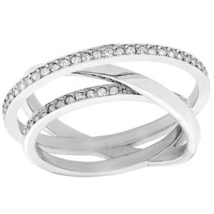 SWAROVSKI スワロフスキー Swarovski 指輪 リーフ型 雪 LOUISON