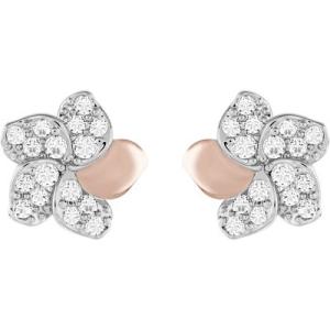 美品 agete アガット ピアス K10YG 2022 WINTER LTD 10224127272 淡水